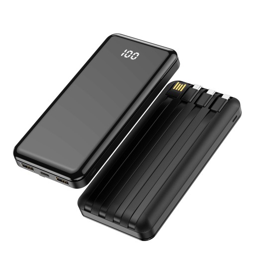 Power bank 10000 mAh USB-C Lightning microUSB