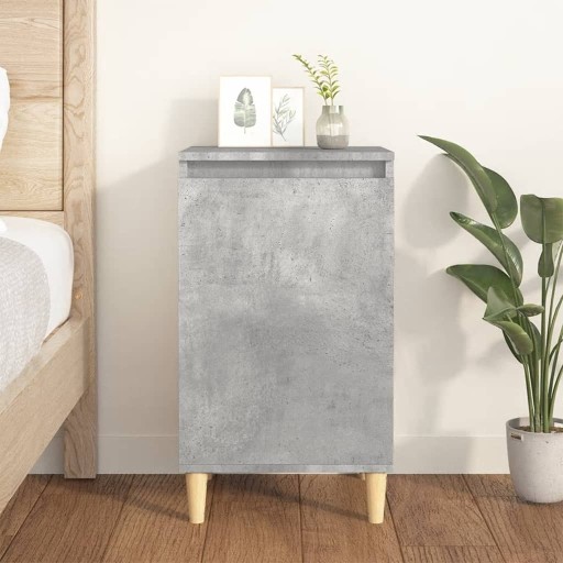 SZAFKA NOCNA SZAROŚĆ BETONU 40X35X70CM