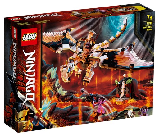 LEGO NINJAGO 71718 - Bojowy smok Wu - Gleck - nowy