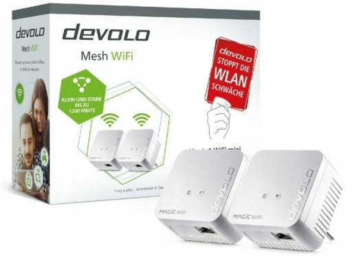 PowerLine,Transmiter sieciowy,2szt.WiFi 1200Mbit/s