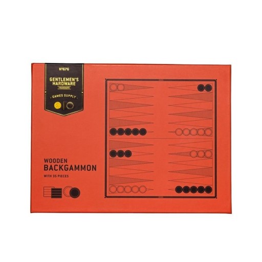 WOODEN BACKGAMMON [GRA PLANSZOWA]