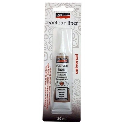 Pentart Konturówka Uniwersalna 20ml Orzech