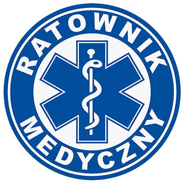 RATOWNIK MEDYCZNY _ naklejka 15cm _ DRUK
