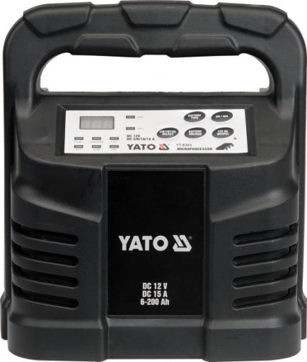 Prostownik elektroniczny 12V 15A 6-200AH Yato OP8