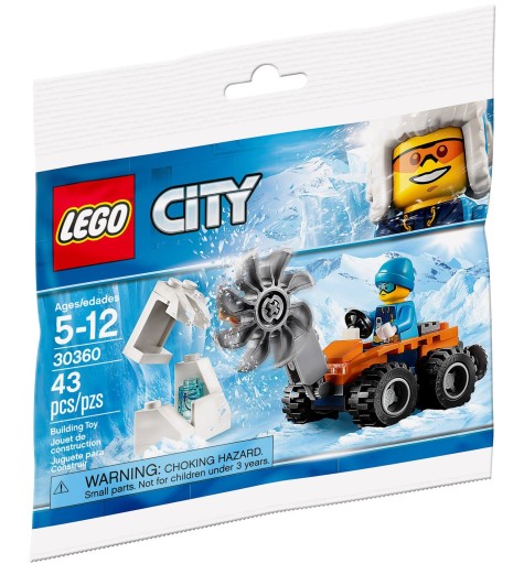 Oryginalne LEGO 30360 City Arktyczna piła lodowa