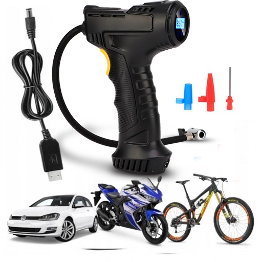POMPKA ELEKTRYCZNA NAJMOCNIEJSZA 2000 mAh 150psi BEWAY DO ROWERU ROWEROWA