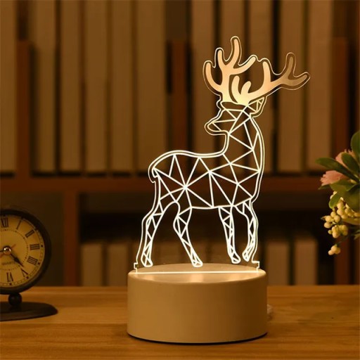 2022 walentynki prezent 3D miłość lampa akrylowa n