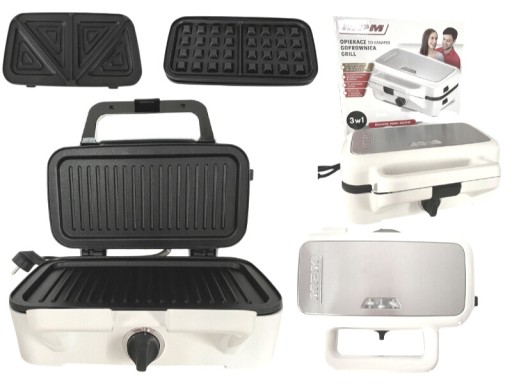 OPIEKACZ GOFROWNICA GRILL 3W1 MPM MOP-33 1200W
