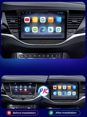 Radio nawigacja Opel Astra K Android 2015-19