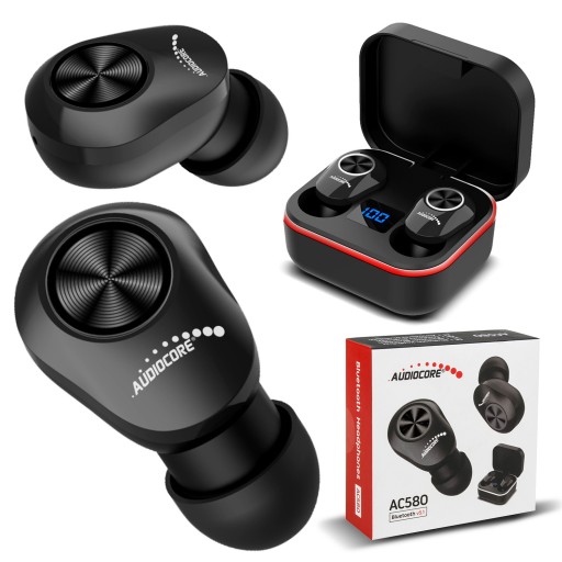 SŁUCHAWKI BEZPRZEWODOWE BLUETOOTH TWS ANDROID iOS