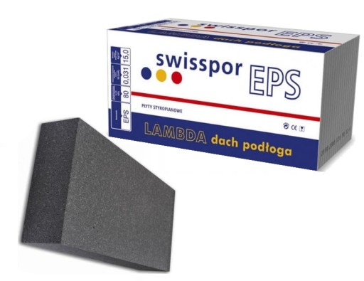 Styropian SWISSPOR EPS 80 dach podłoga 031 2,4t/m2