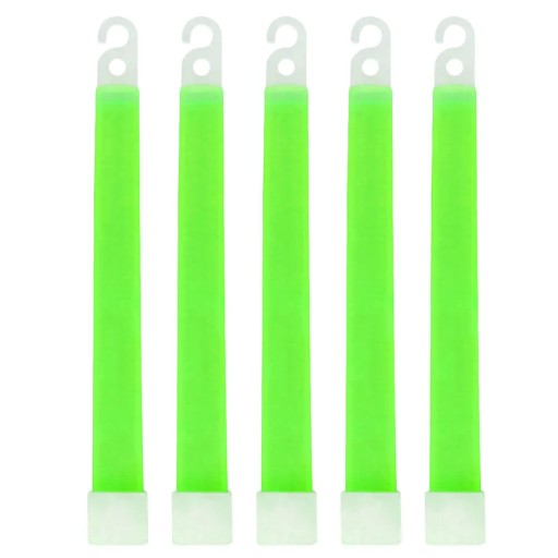 5pcs 6 Inch Outdoor Emergency Glow Sticks wit