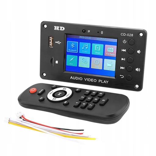 MP5 samochodowy dekoder połączenia Bluetooth 5.0