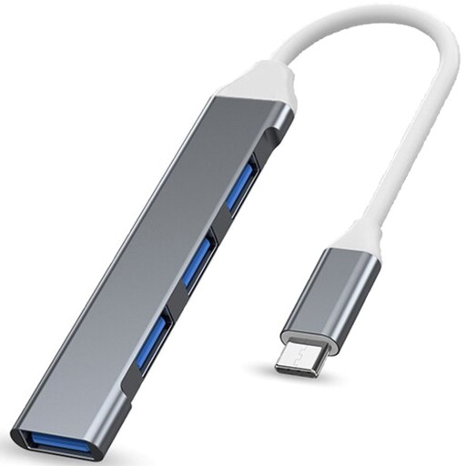 HUB USB TYP C 3.0 ROZDZIELACZ PORTÓW ADAPTER 4xUSB