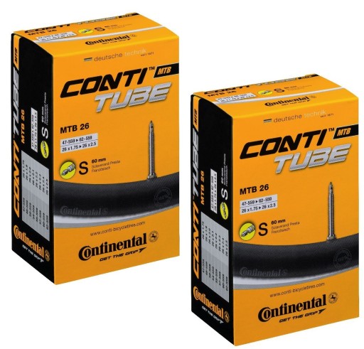 2x Dętka Continental MTB 26 x1.75/2.50 presta SV60