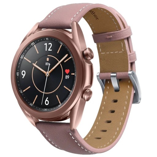 PASEK SKÓRZANY UNIWERSALNY OPASKA SMARTWATCH 20mm