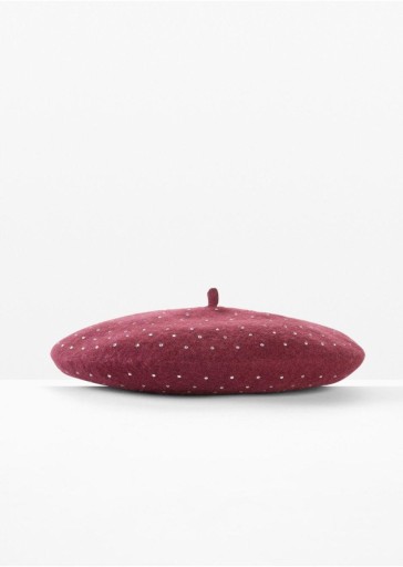 UNIWERSALNY BERET Z CYRKONIAMI Bonprix