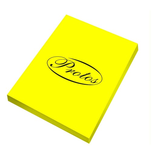 PAPIER KSERO A4 Protos 100 arkuszy 80g ŻÓŁTY FLUO