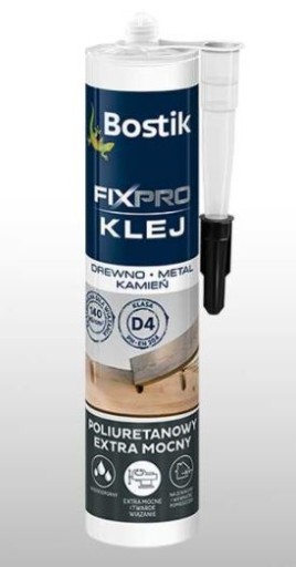 BOSTIK FIXPRO KLEJ DREWNO - METAL - KAMIEŃ 300ML