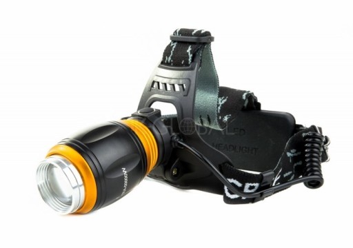 LATARKA CZOŁOWA UV LED CZOŁÓWKA ZOOM Hurtomax