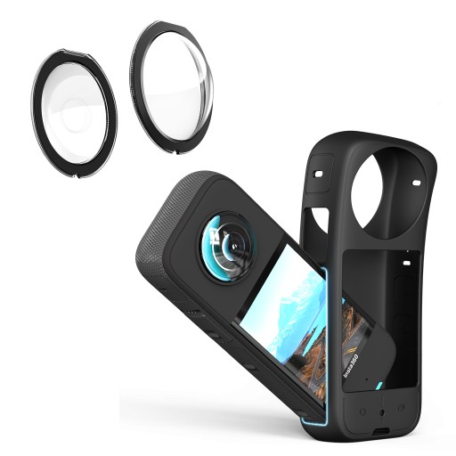 SILIKONOWE ETUI I OSŁONY OBIEKTYWU DO INSTA360 X3