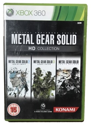 METAL GEAR SOLID HD COLLECTION XBOX 360