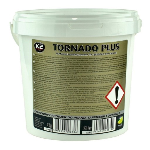 K2 TORNADO PLUS ZAPACHOWY PROSZEK DO PRANIA 1kg - M886