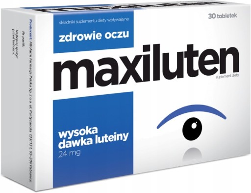 AFLOFARM Maxiluten zdrowy wzrok 30 tabletek