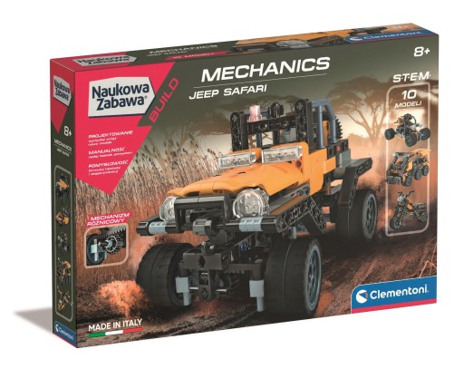 Laboratorium mechaniki Jeep Safari Clementoni