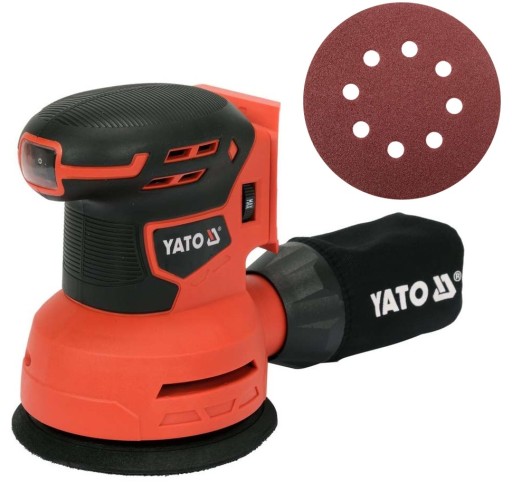 YATO SZLIFIERKA MIMOŚRODOWA OSCYLACYJNA WIELOFUNKCYJNA 18V 125MM REGULACJA