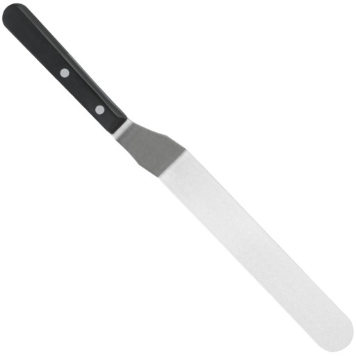 Szpatuła Cukiernicza Kątowa Wygięta Do Ciasta 20cm