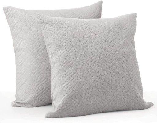 Set of 2 Decorative Pillowcases, Gray