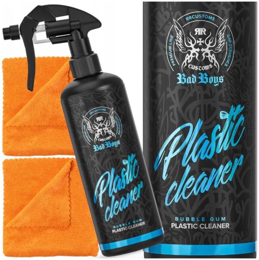 RR CUSTOMS RRC BAD BOYS PLASTIC CLEANER BUBBLE GUM MIKROFIBRY
