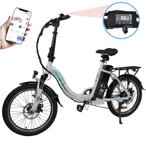 Składany rower elektryczny miejski KAISDA 350W 13AH 20 cali 80km Damski PL