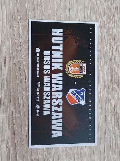 Hutnik Warszawa - Ursus Warszawa , 2023 rok