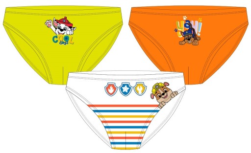 MAJTKI SLIPY CHŁOPIĘCE PSI PATROL 3-PACK 110/116