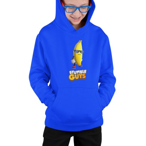 BLUZA DZIECIĘCA STUMBLE GUYS Z KAPUTUREM 122