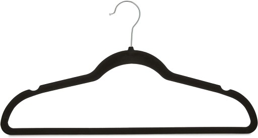 Wieszak na ubrania aksamitny AmazonBasics