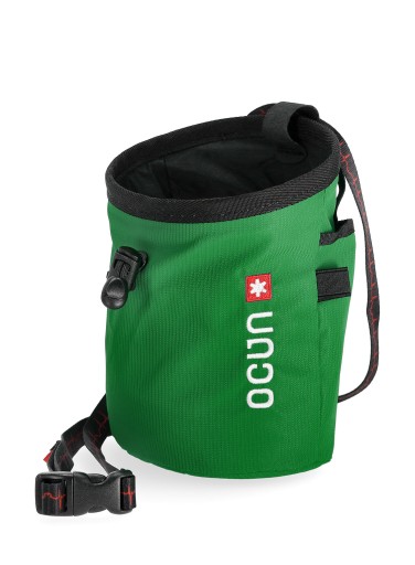 Woreczek na magnezję Ocun Push + Belt - green medium twist