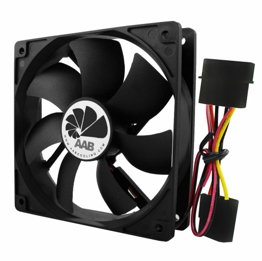 AABCOOLING FAN 12 WYDAJNY WENTYLATOR KOMPUTEROWY DO OBUDOWY WIATRAK 12cm
