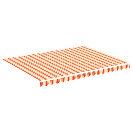 TKANINA MATERIAŁ DO MARKIZY OGRODOWEJ ZADASZENIE ŻÓŁTO-POMARAŃCZOWA 4x3 m