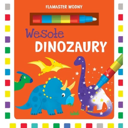 Flamaster wodny Wesołe dinozaury