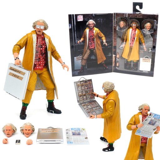 figurka Powrót do Przyszłości Doktor Emmet Brown NECA 19cm
