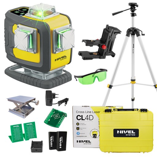 NIVEL SYSTEM CL4D-G LASER ZIELONY + Statyw SJJM1EX