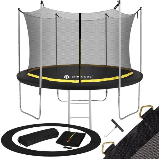 TRAMPOLINA SIATKA WEWNĘTRZNA DLA DZIECI DO OGRODU OGRODOWA 10FT 312 PREMIUM