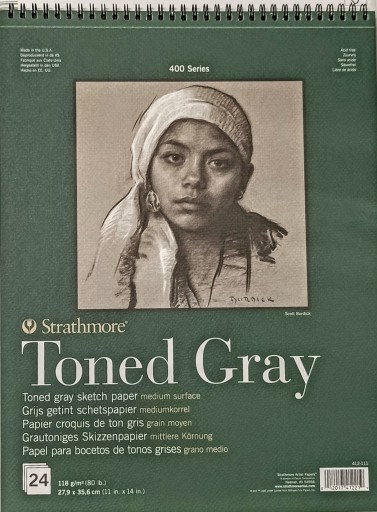 Szkicownik Strathmore Toned gray na spirali