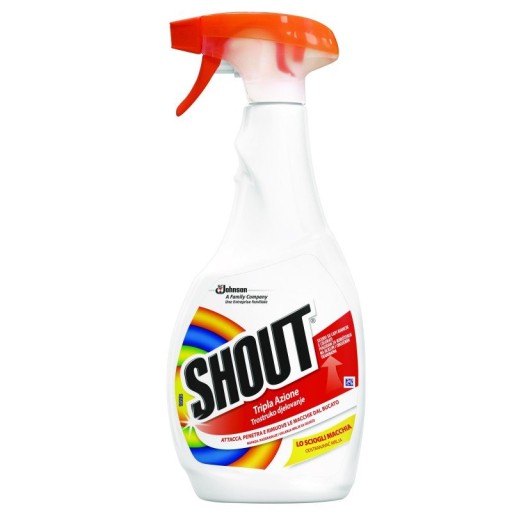 JOHNSON SHOUT STAIN Odplamiacz w sprayu UK / IT