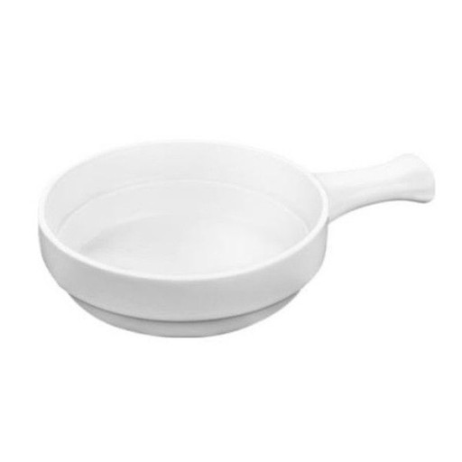 Naczynie PORCELANOWE żaroodporne Wilmax do pieczenia z uchwytem 450 ml
