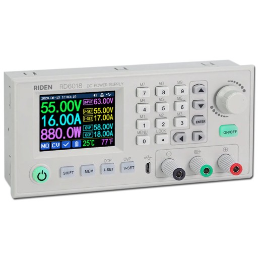 RD6018 panelowy moduł zasilacza 0-60V 0-18A 1080W