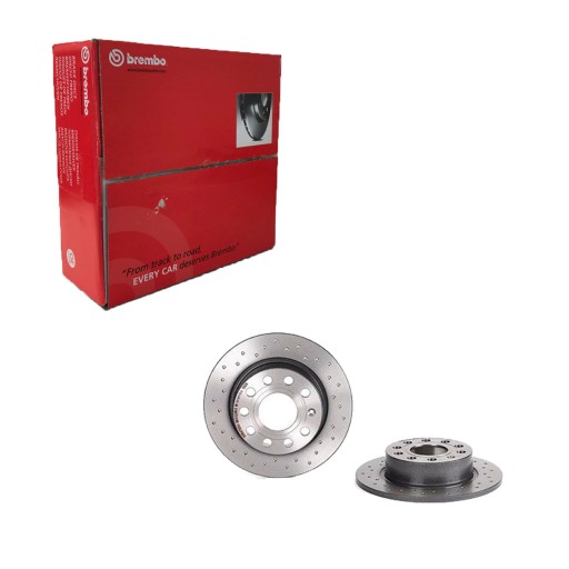 BREMBO TARCZA HAMULC. VW GOLF V 03- TYŁ
